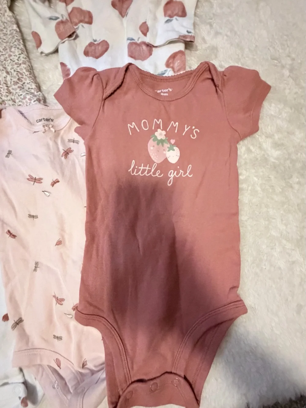 Carters Baby Girls' 10-Piece Everyday Essentials Bundle size 6-9 months